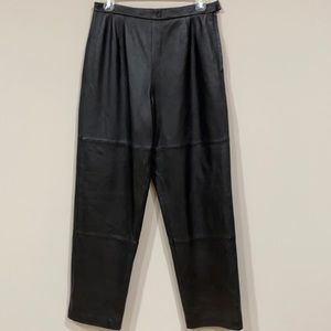 Genuine Leather Pant by Terry Lewis Classic Luxuries. Fully Lined. Size 10.